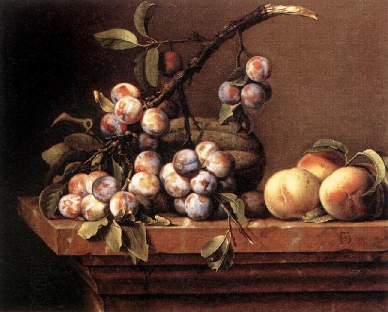 DUPUYS, Pierre Plums and Peaches on a Table dfg China oil painting art